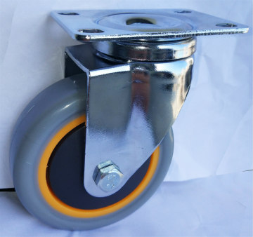 4'' Medium duty swivel PVC caster wheel