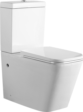 Sanitary Ware Power Flush Washdown Two-piece Toilet