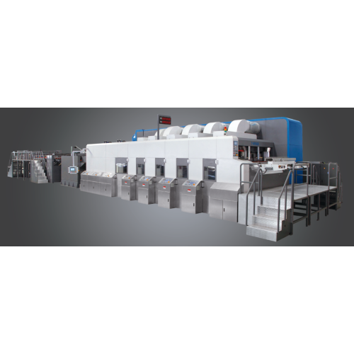 Печать прорезинговой машины с режущим