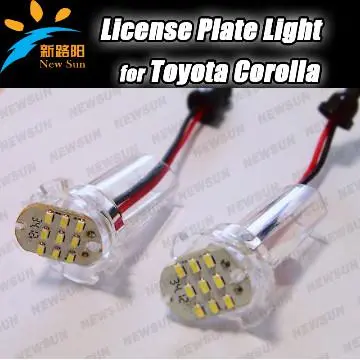led license plate lamp for toyota Alphard Corolla Atis Ist Wish canbus