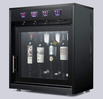 Wine Dispenser 3 volume, 4 bottles wine by glass