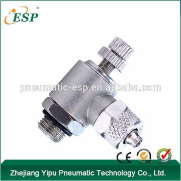 pneumatic metal speed controller metal fittings MNSR