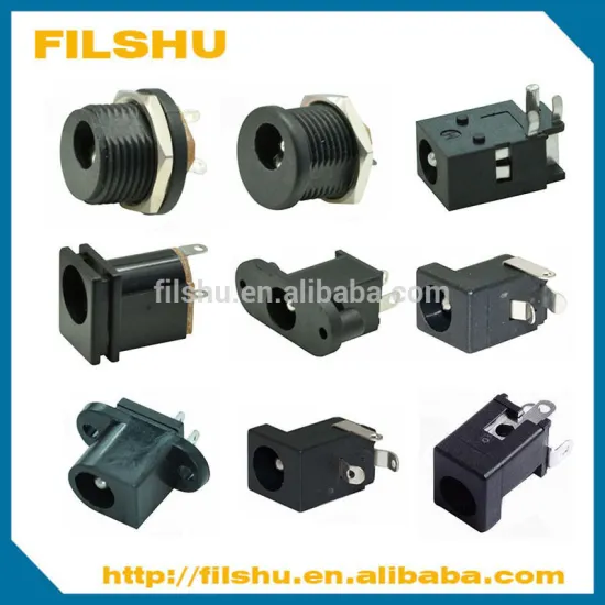 FEMALE DC Power Jack Socket DC-005 2.1 x 5.5 mm Black DIY Good Quality New