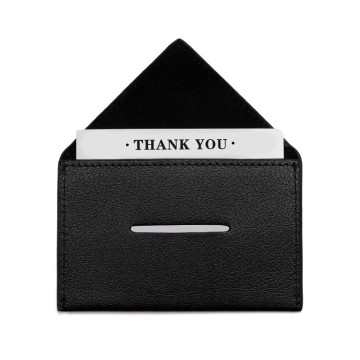 Atacado Custom Factory PU Envelope Card Titular para cartões de visita e certificados