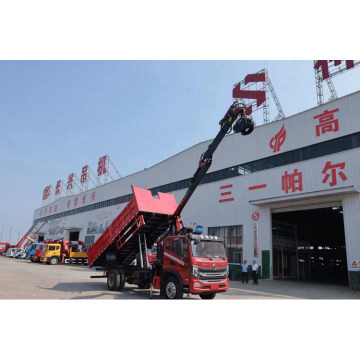 2 Ton Mini Hydraulic Crane on Mobile Dongfeng 4X2 Truck with Folding Boom