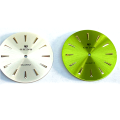 Green Dial For Watch With Sunray Texture