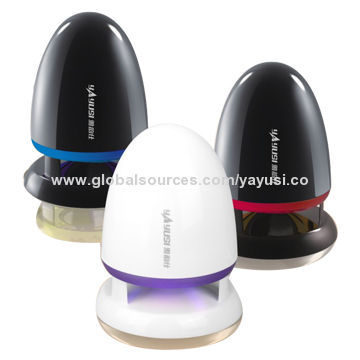 Mini Portable Bluetooth Speakers, Bullet Shape with Lighting While Play