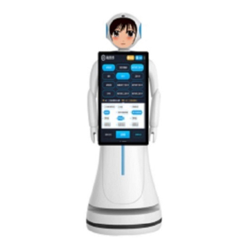 Robot Saying Welcome Zaawansowany humanoidalny robot imitujący