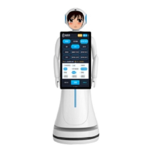 Robot Saying Welcome Advanced Humanoid Imitation Robot