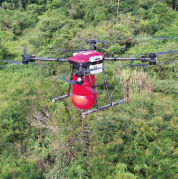 Unmanned aerial vehicle fire extinguishing bomb series