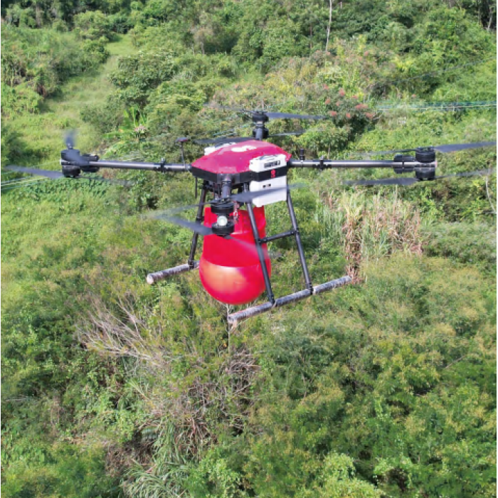 Pilóta nélküli légi jármű tűzoltó bomba sorozat