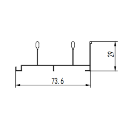 Bakery Windows Profile Extrusion de profil en aluminium Dies