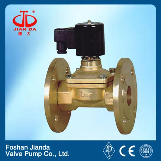 2W-F copper body steel flange solenoid valve
