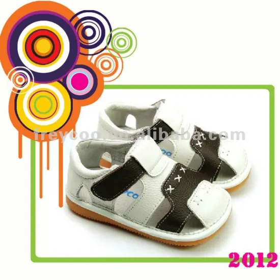 Boy Leather sandals PB-6028WH