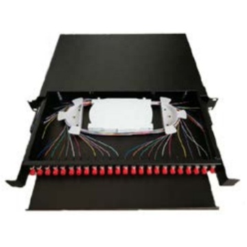 1U/2U Rack Mount Fiber Optic Patch Panel ODF with SC/LC/FC/ST Ports for FTTX Networks