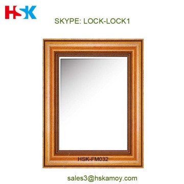decorative mirror above fireplace