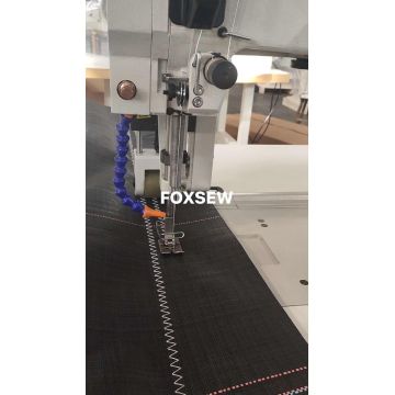 Velaciones de servicio pesado de brazo largo que hace máquina de coser en zigzag