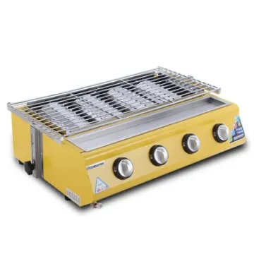 High Efficiency Commercial Restaurant Use Smokeless Gas BBQ Grill