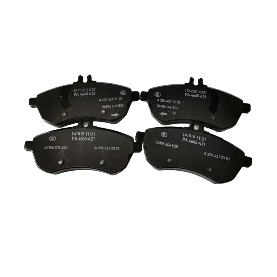 Best Selling A0004200305 Front Wheel Semi-metallic Brake Pads for Benz W204