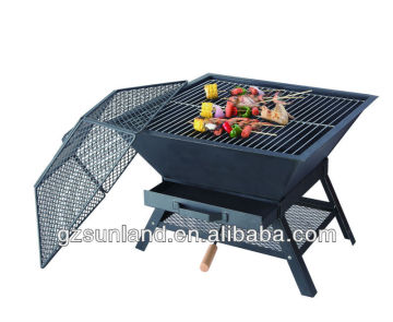 charcoal grill fire pit