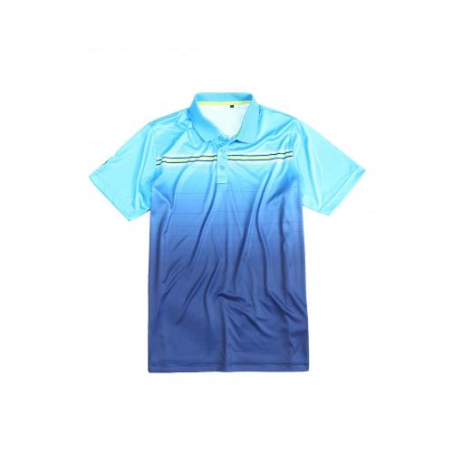 MEN'S KNIT SPORT POLO WITH PRINT
