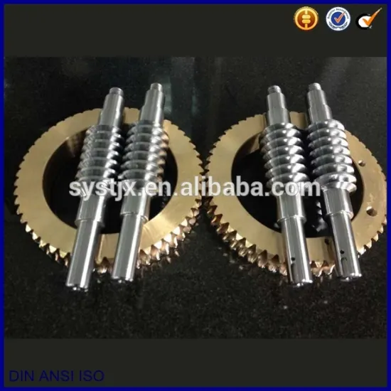 Chinese products brass copper bronze worm and gear