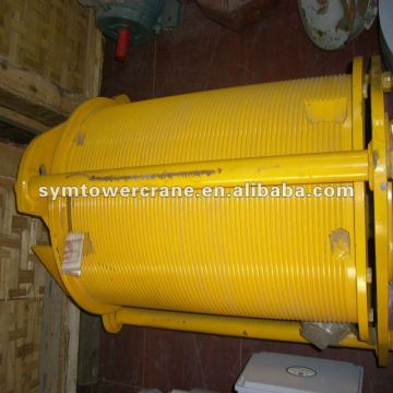 tower crane trolley winch without motor