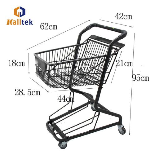 Supermarket Storage Metal Shopping Basket Trolley