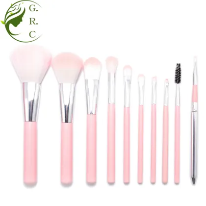Beauty Face Makeup Creations Brushes Set Pink