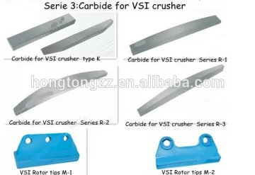 tungsten carbide spare parts for VSI