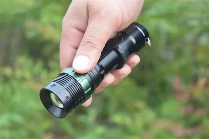 Deliver timely travel flashlight torch light strobe self defense flashlight