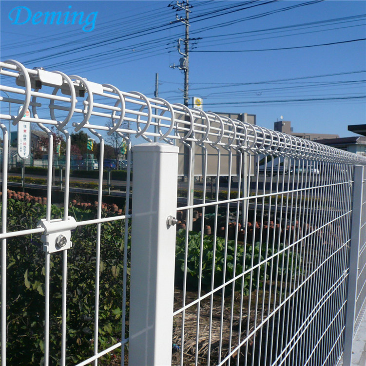 Powder Coated Double Loop Welded Wire Garden Fence