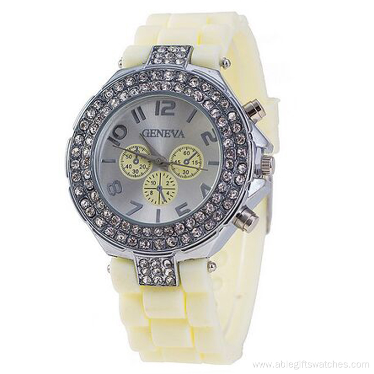 Hight Quality Silicone Wrist Lady Watch