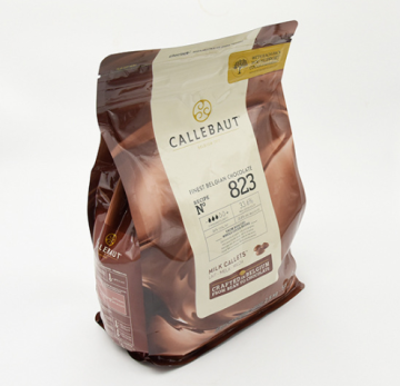 Bolsa de fondo plano laminado para embalaje de chocolate