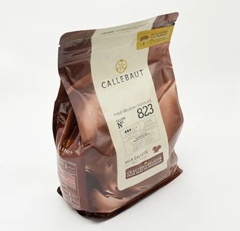 Laminated Flat Bottom Pouch For Chocolate Packaging