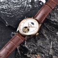 Thép không gỉ Moon Phase Cơ Man Watch