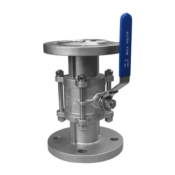 Asme high platform flanged ball valves