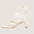 Multi Strap Open Toe Block Heel Sandals