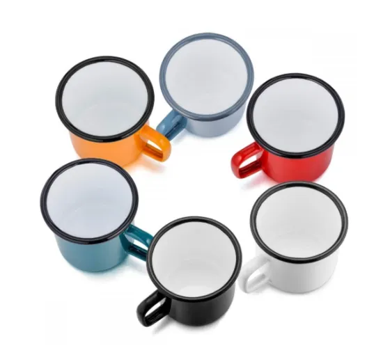 Enamel Coffee Mug with 7 colors