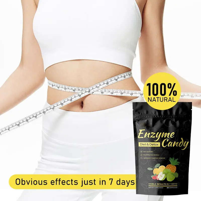 OEM/ODM Organic Vegan Weight Loss Tablets Enzyme Supplements Fast Fat Burning Slimming Enzyme Tablets