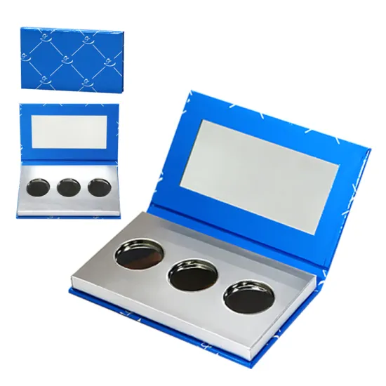 Shinny Silver Paper Box For Eye Shadow