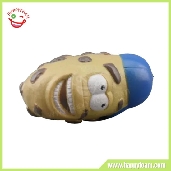 PU Foam Style Promotional Customized Chocolate Man Stress Ball for Children Playing