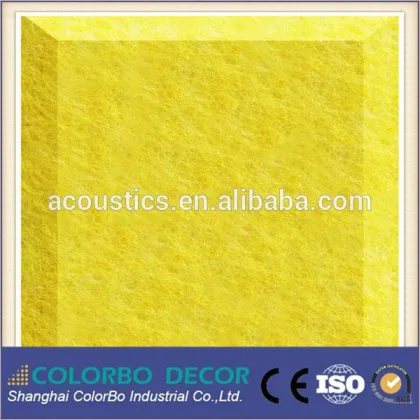 Polyester fiber sound insulation materials for auditorium