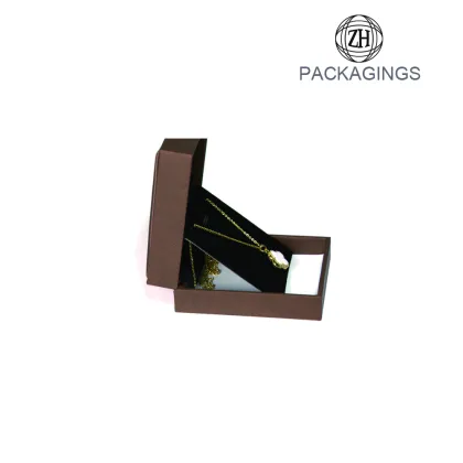 Customize Jewelry Paper Box With Velvet Insert