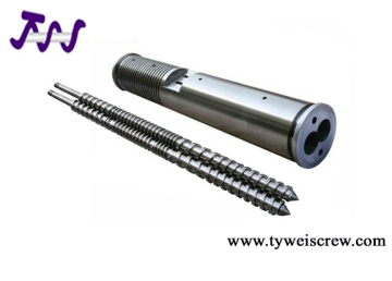 twin screw barrel,twin parallel screw barrel, plastic machinery spare parts