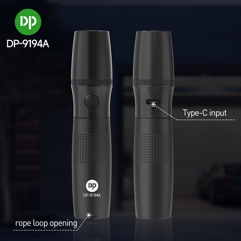 Portable Adjustable Focas Mini EDC Pocket LED Flashlight