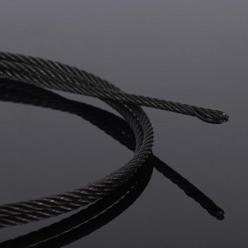 7X19-3mm Black Rope For Cable Railing For Stairs