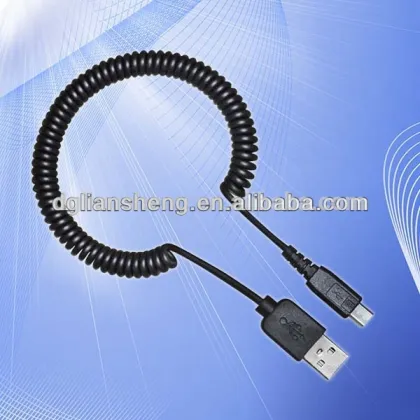 New products colorful usb data cable spring line