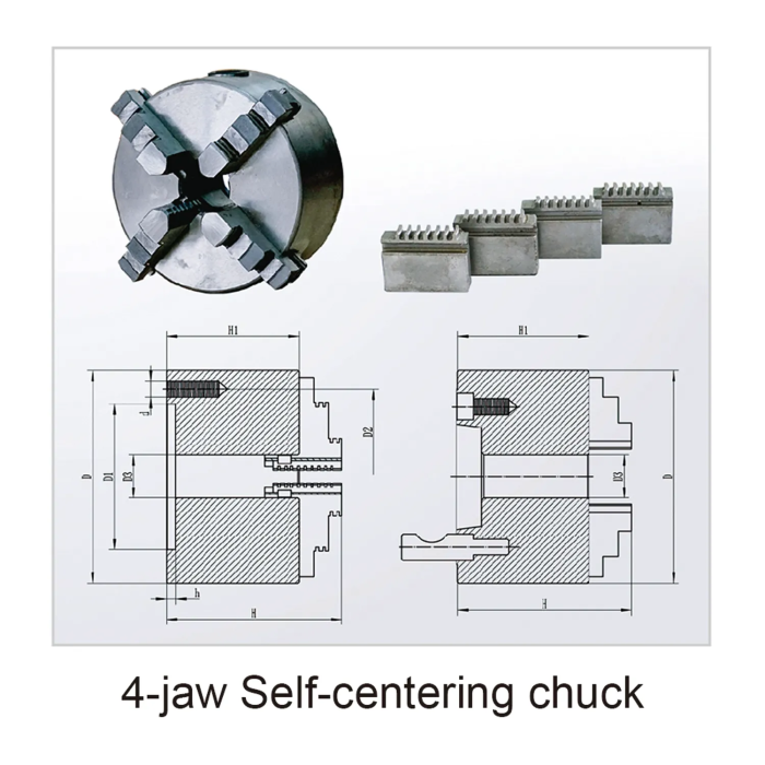 4-jaw Self-centering chuck K12