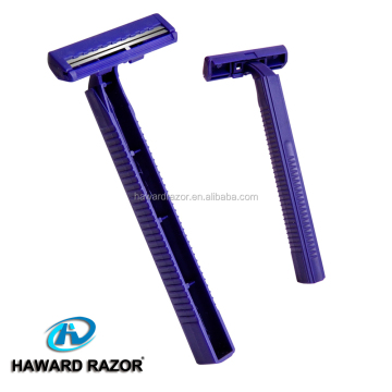 One-Time Use Shaving Stick with 2-Blade Disposable Razor